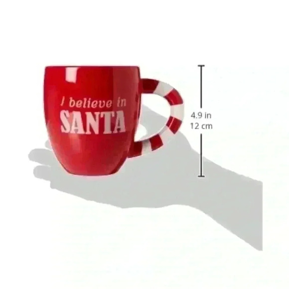 Santa Mug I Believe In Santa -Mug For Santa- Milk And Cookies Combo - Picture 4 of 4